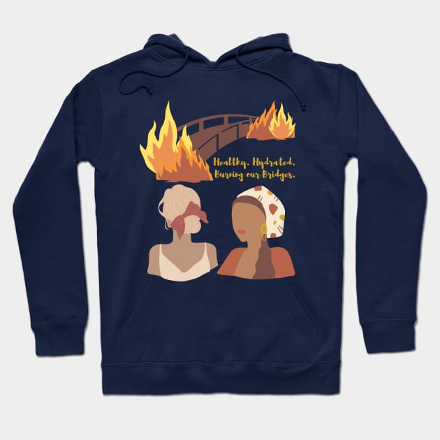 Burning Bridges Hoodie by Artistic Oddities